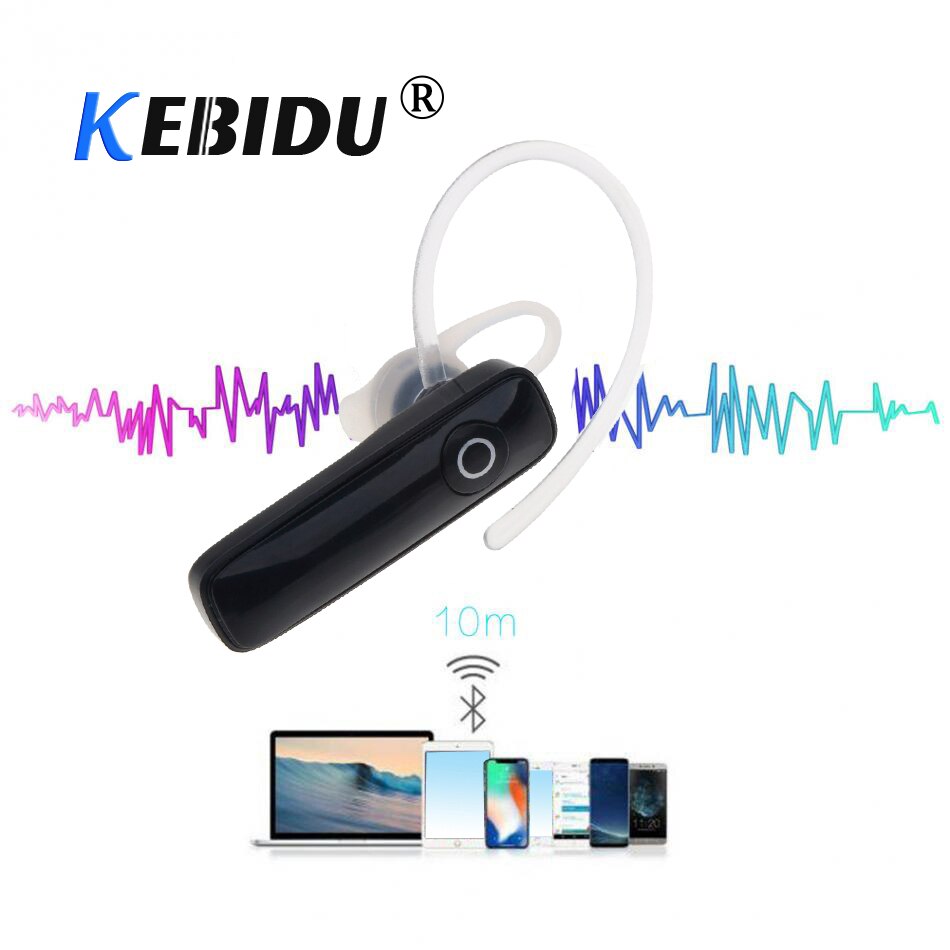 KEBIDUMEI Mini auriculares estéreo inalámbricos Bluetooth 4,0 auriculares manos libres auricular Universal para todos los teléfonos inteligentes