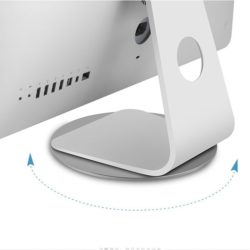 360° Computer Base Turntable,Computer Monitor Rotating Frame,Aluminum Alloy Rotating Frame,Office Computer Accessories
