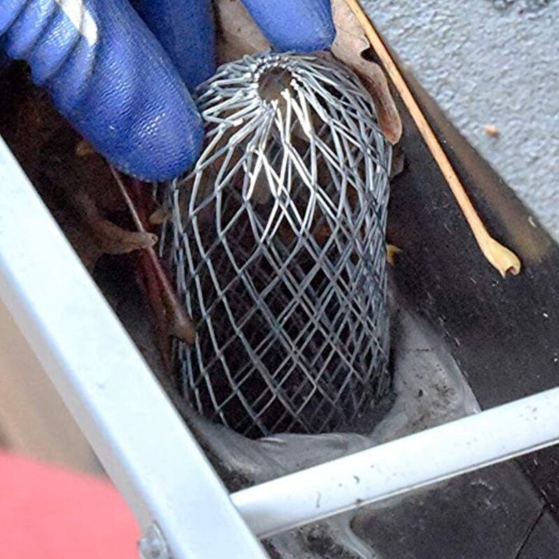 4PCS Leaf Filter Anti-Leaf Filter Garden Eaves Drain Pipe Filter Cap Freely Retractable Filter