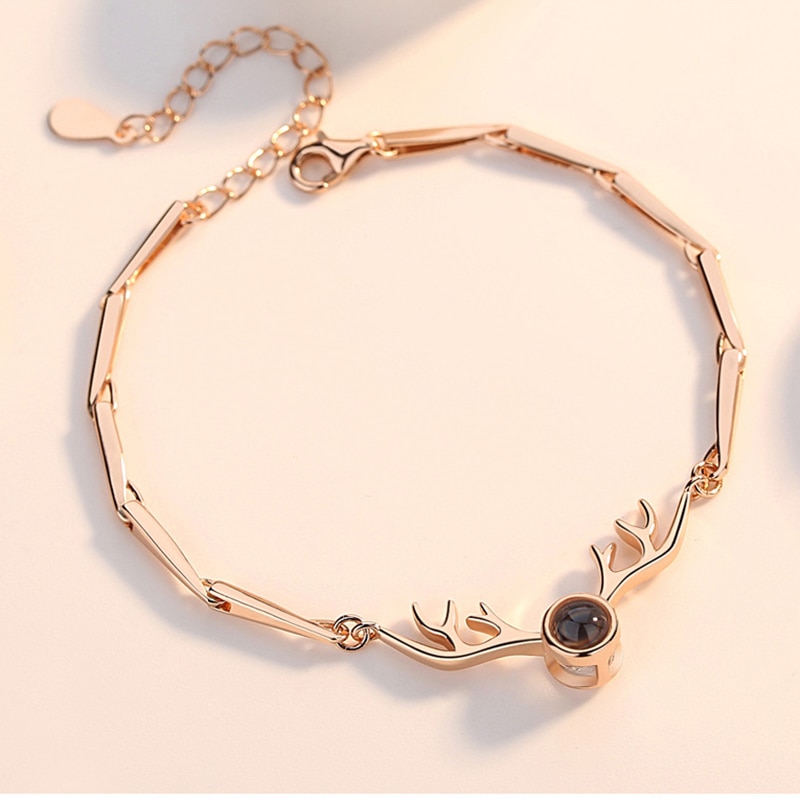 Armband 100 språk jag älskar dig par armband älskare smycken