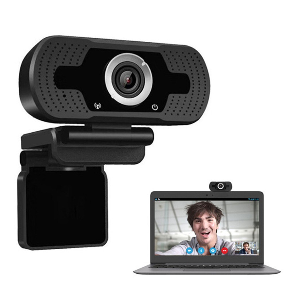 Full Hd 1080P Webcam Met Microfoon Webcam Met Microfoon Voor Desktop Webcam Met 110 Graden Brede Kijkhoek Ultra-Clear