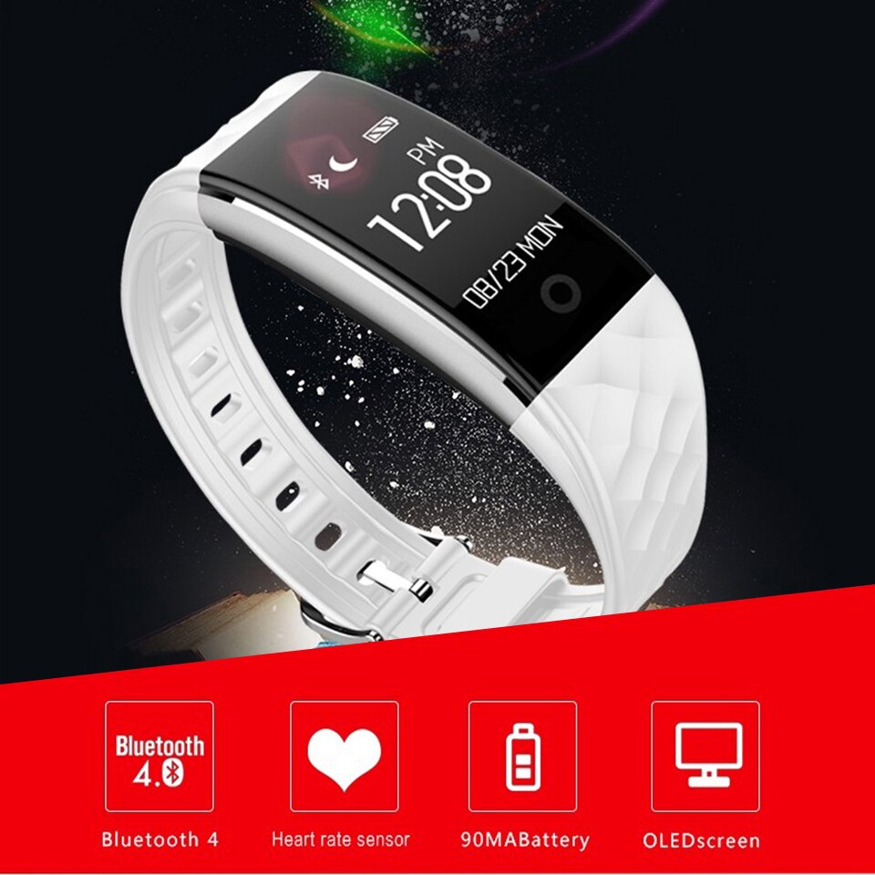 Smart Armband Band Polsband S2 Fitness Tracker Hartslag Activiteit Smart Horloge Gps Beweging Traject Real-Time Hartslag