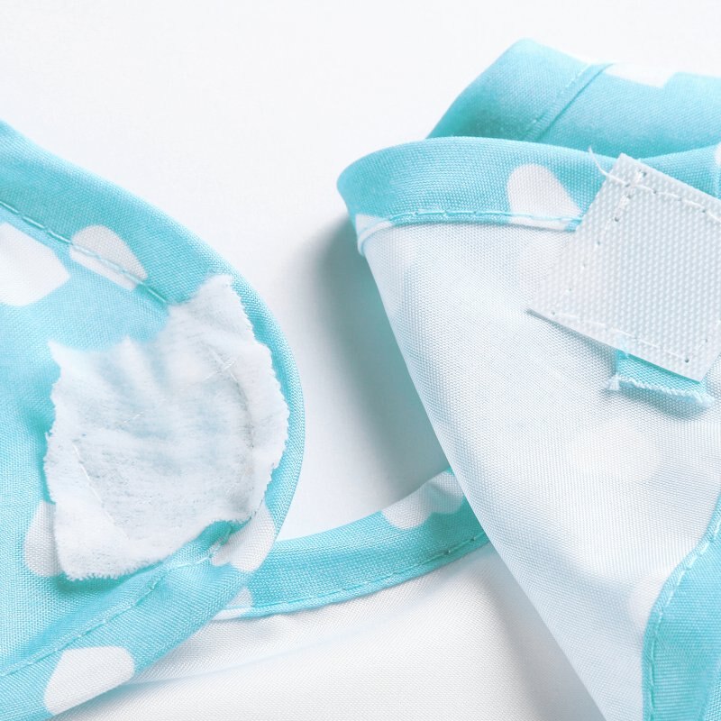 Leuke Meisjes Baby Baby Familie Lange Mouw Anti Slijtage Waterdichte Feeding Bib Schort
