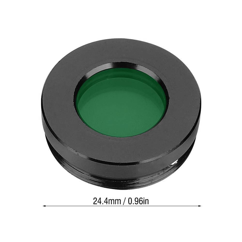 0.965 inch Telescope Sun Moon Planet Filtet Eyepieces Filters for Enhancing Definition Resolution TA3092-TA3096: Green