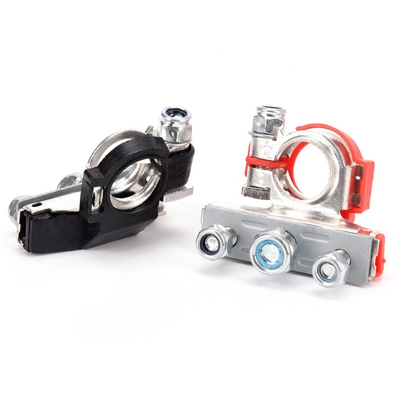Conector de Terminal de batería de coche, par de baterías de 12V de liberación rápida para batería, abrazaderas