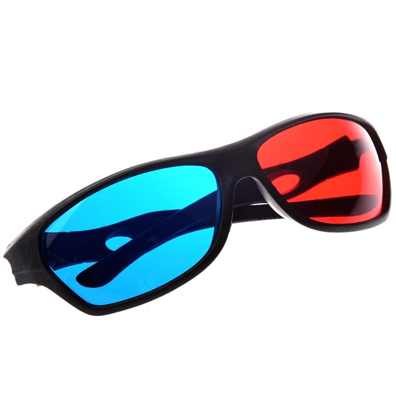 Rood-Blauw/Cyaan Anaglyph Eenvoudige Stijl 3D Bril 3D Movie Game (Extra Upgrade Stijl)