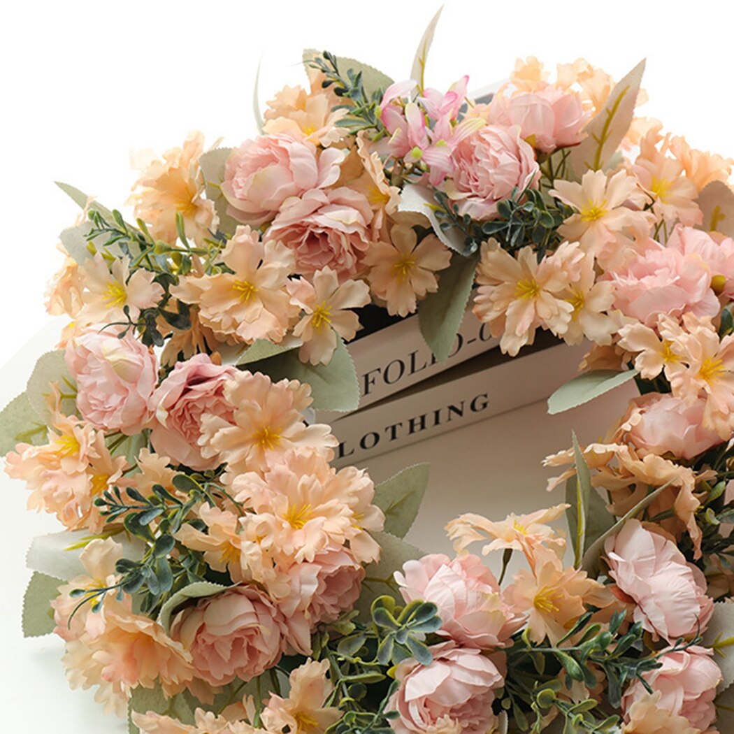 SINGFNH Kunstmatige bruiloft boog bloemen Pack van 2