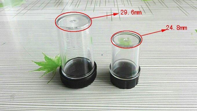L = 195 ou 185 boîtier d'objectif de Microscope biologique Biomicroscope étui de protection d'objectif achromatique avec taille de montage 20.5mm