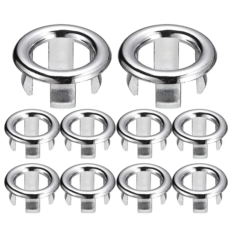 12/1 st plast badrum kök handfat överfyllningsskydd ringinsats ersättning kromhål runt avloppslock handfat tillbehör: Lila / 84.5mm
