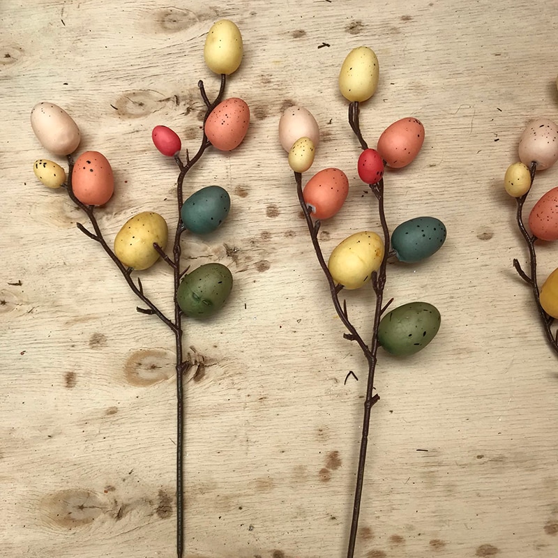 Easter Egg Tree Decor Branch With Painting Eggs Spring Party Supplies Decoration Home Ornaments easter decoration