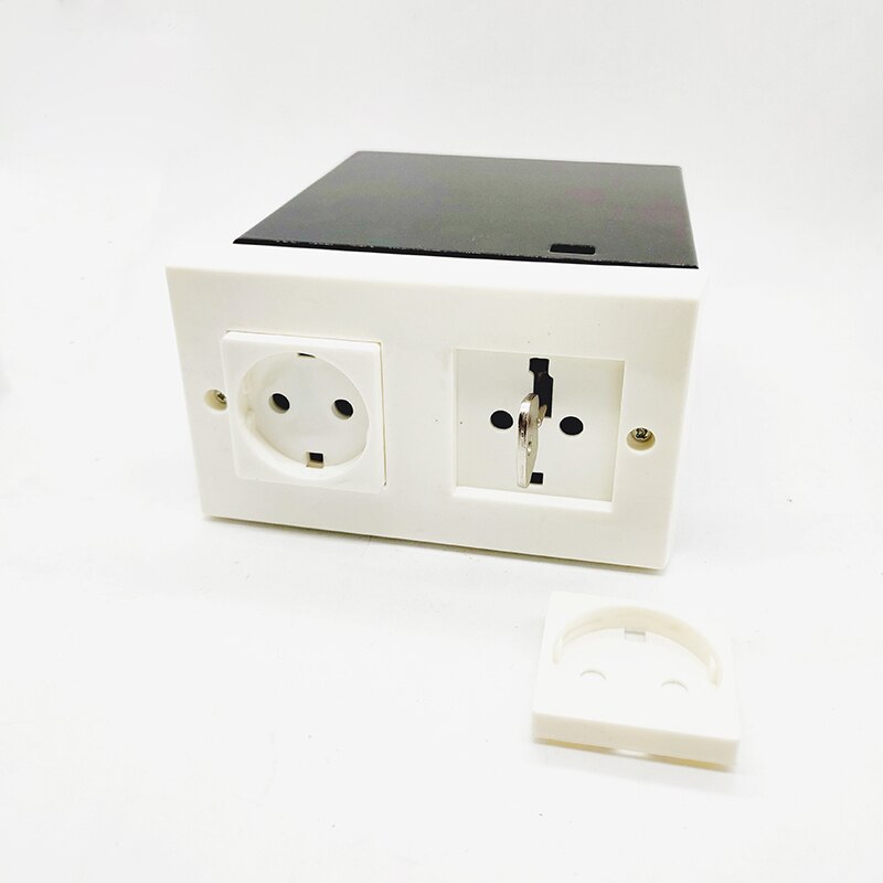 Imitation Double Plug European Standard Socket Wall Safe Security Secret Hidden Stash Box