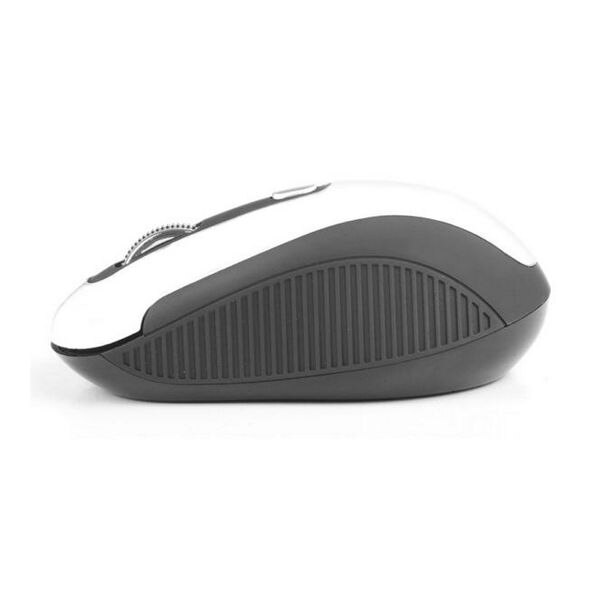 Optical Wireless Mouse NGS HAZEWHITE 800/1600 dpi White Black