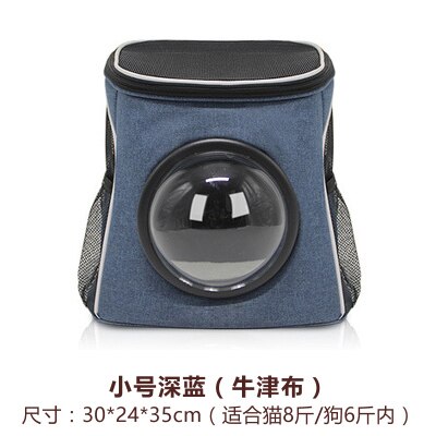 Cat space bag cat backpack pet dog travel out backpack back dog cat cat canvas carry cabin school bag: Gold