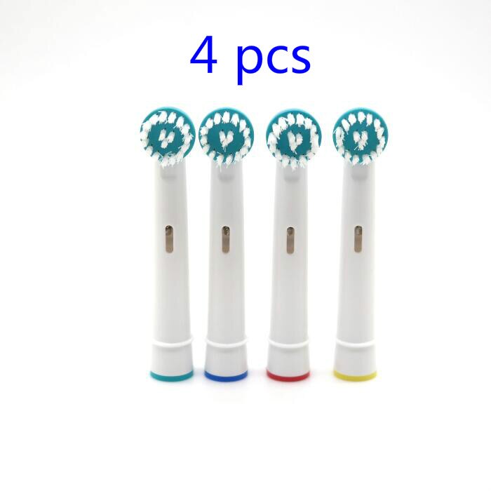 4 kpl/erä hammasharjan päät sopivat oral-b sähköhammasharjan vaihto sähköhammasharjat pehmeäharjaisille: 1019