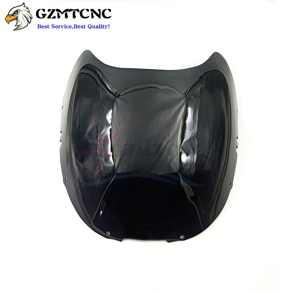 Motorcycle 89-90 ZXR750 Windscreen Windshield For KAWASAKI ZXR 750 1989 - 1990 Front Wind Deflector Shield Screen Interceptor: black