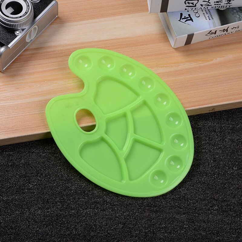 14 Wells Watercolor Palette Plastic Watercolour Paint Palette Drawing Tray Color Oil Painting Pallet with Thumb Hole