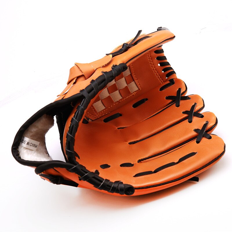 freundlicher Baseball Handschuh 10,5 Zoll weicher Ball Team Sport Baseball Praxis Ausrügestochen Baseball Zubehör BQST-02: Ursprünglich Titel