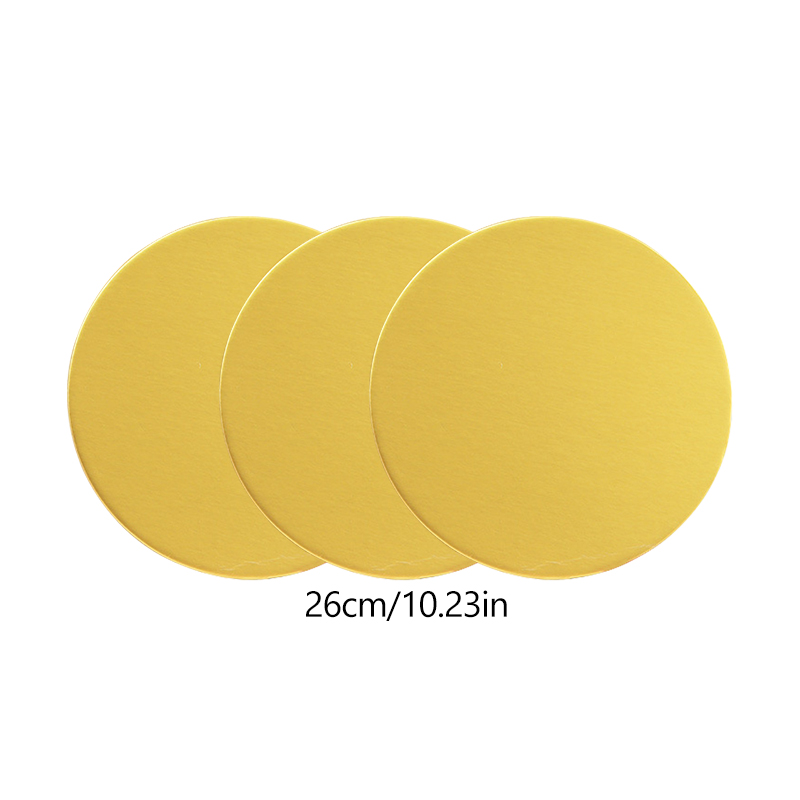 3 unids/set tablero redondo para pastel círculo Base de cartón diámetro 12,16,22,26cm perfecto para decorar magdalenas bandeja de postre herramientas: Verde militar