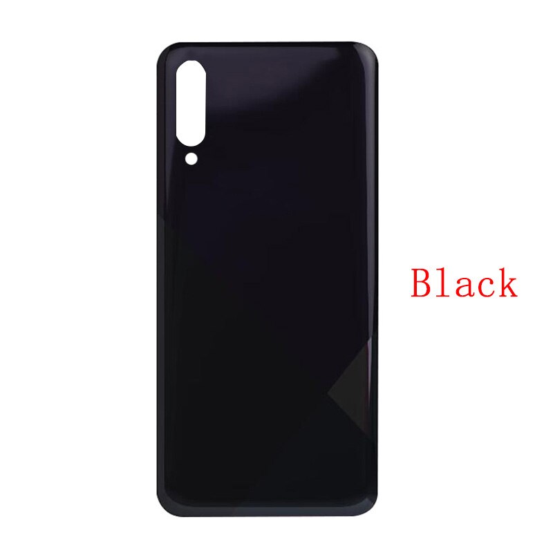 Caso da bateria capa traseira porta habitação caso de volta para samsung a30s a307f bateria capa câmera lente quadro com logotipo: Black