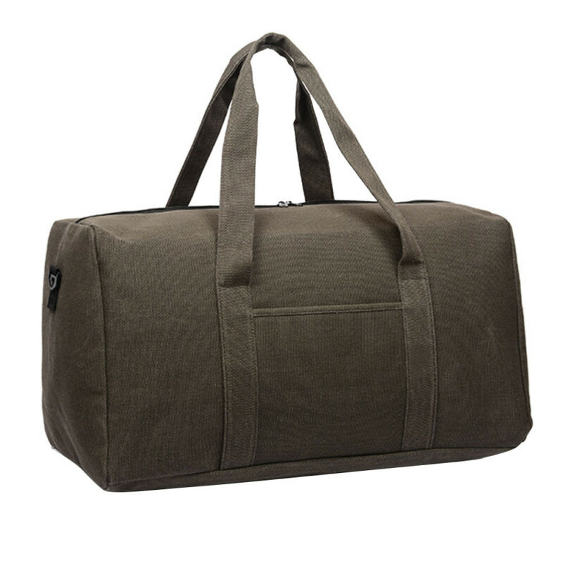 Torby na ramię męskie torby podróżne o dużej pojemności płótno podróżne nowe torby na siłownię duże torba z rączkami o dużej pojemności wodoodporny czas wolny: kawa duży