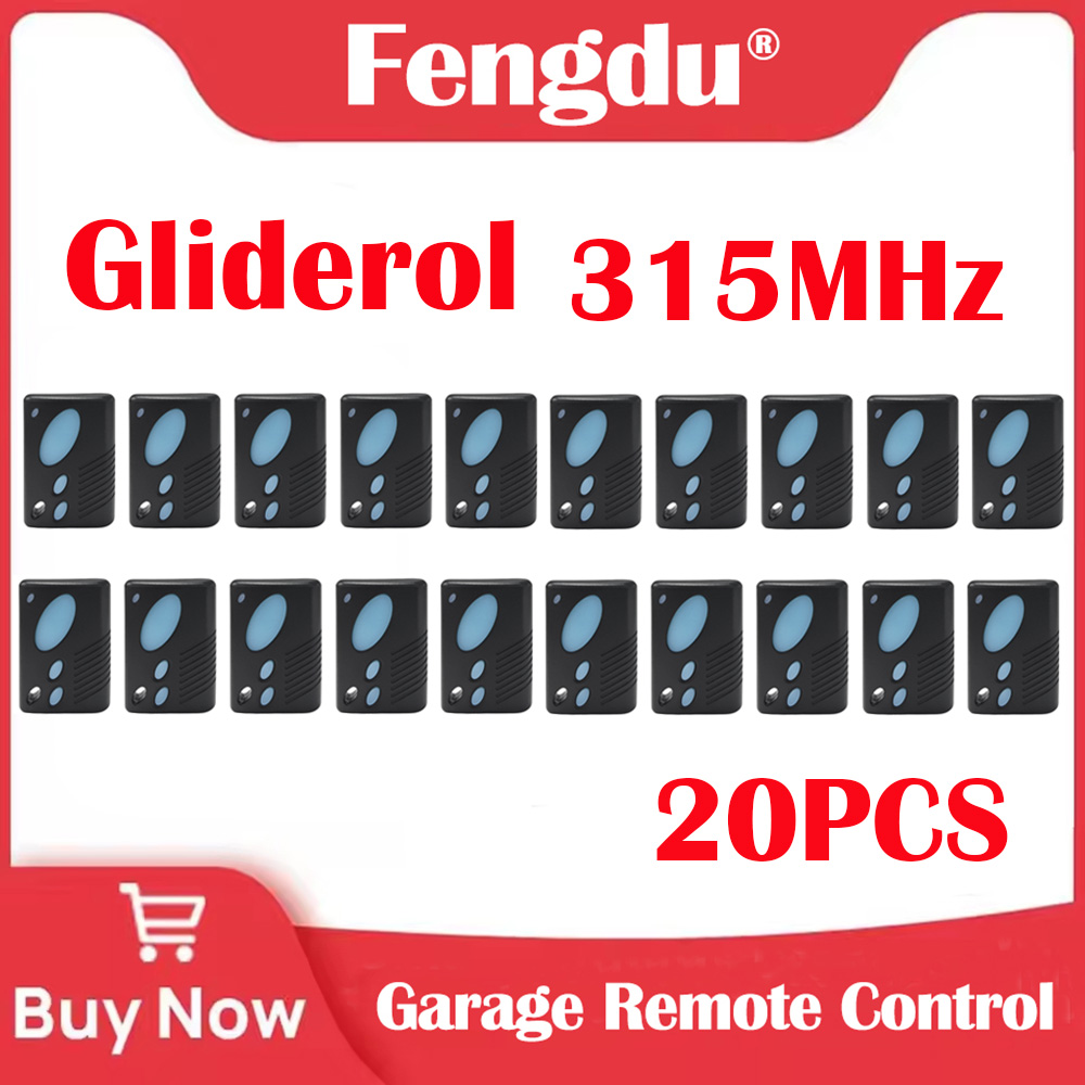 Garage Door Remote Control 20PCS Compatible with Gliderol TM305C GRD2000 GTS2000 GTS Duplicator Gate Opener Wireless Transmitter