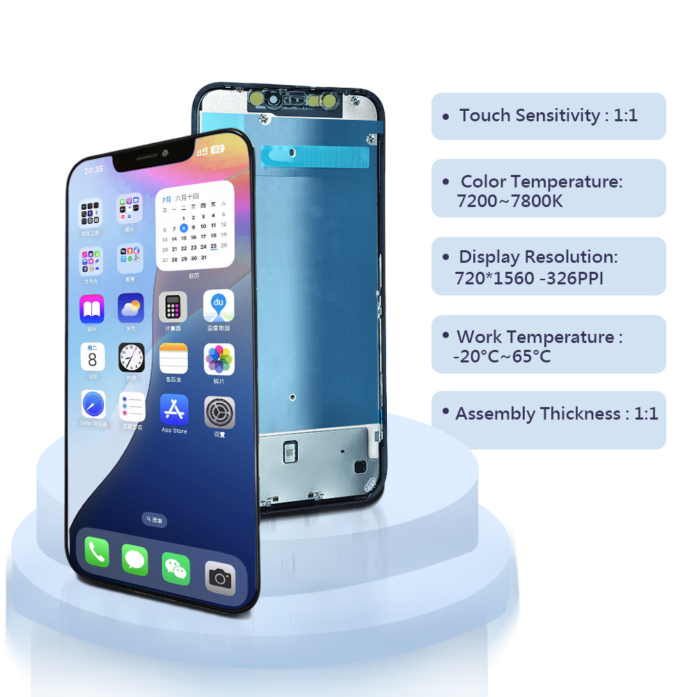 iPhone 11 LCD Skjerm - Touch Screen Digitizer Assembly - OLED - 2560x1440