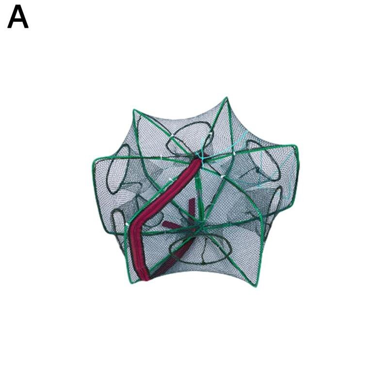 Folding Fishing Cage Net Moving Net Umbrella Cage Hanging Net Fishing Shrimp Net Crab Cage Hand Throw Net Fish Net Fishing: A