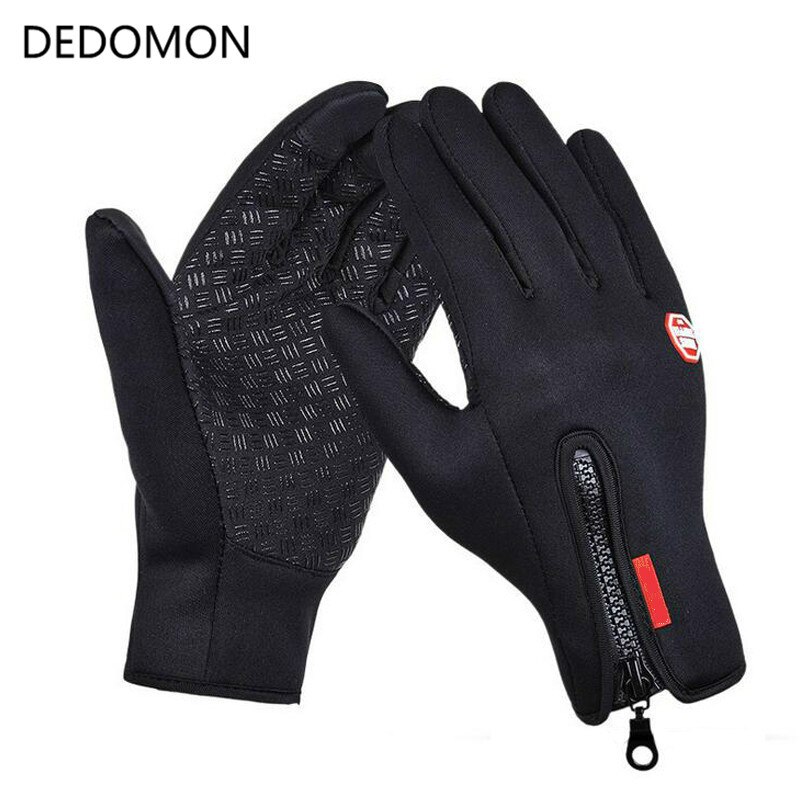 Outdoor Sport Wandelen Winter Fiets Fietsen Handschoenen Voor Mannen Vrouwen Windstopper Kunstleder Zachte Warme Handschoenen Apparatuur