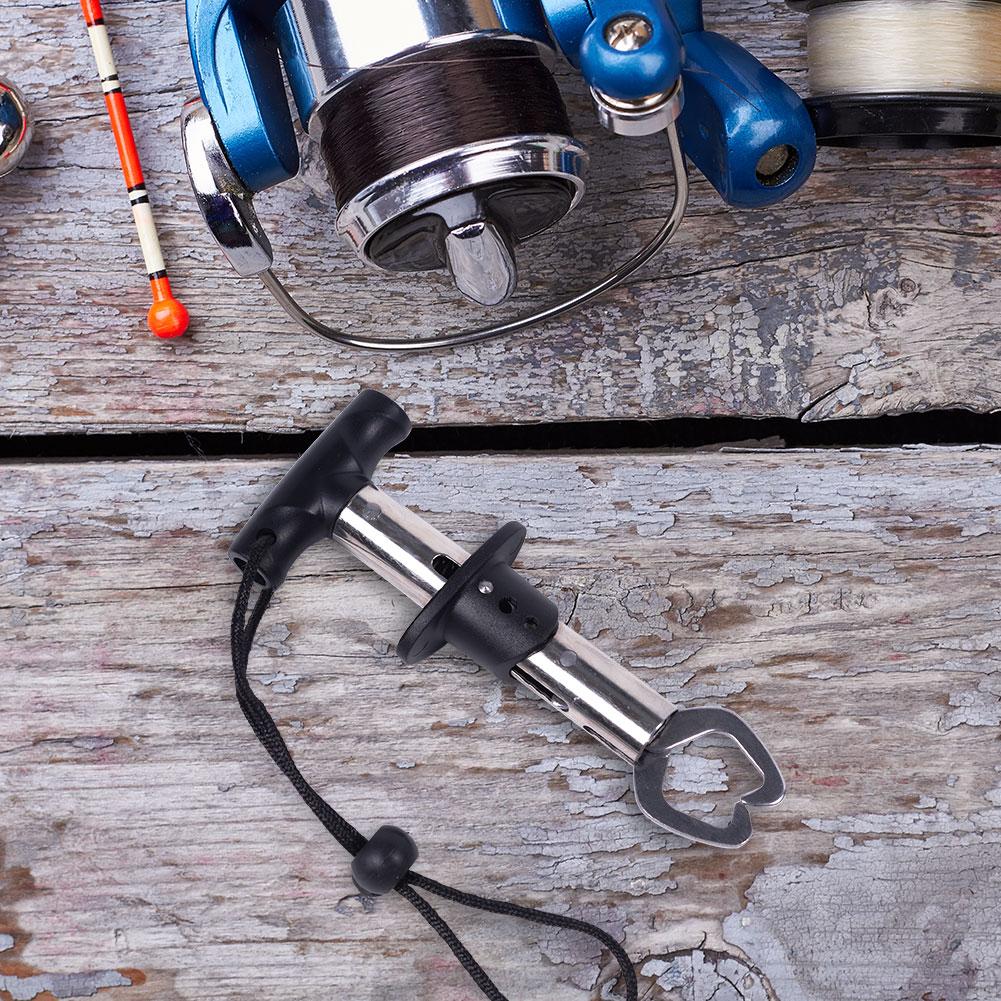 Controllo del dispositivo di serraggio per pesci esche supporto per pinza per labbra da pesca pinze per pinze accessori per attrezzi da pesca in acciaio inossidabile