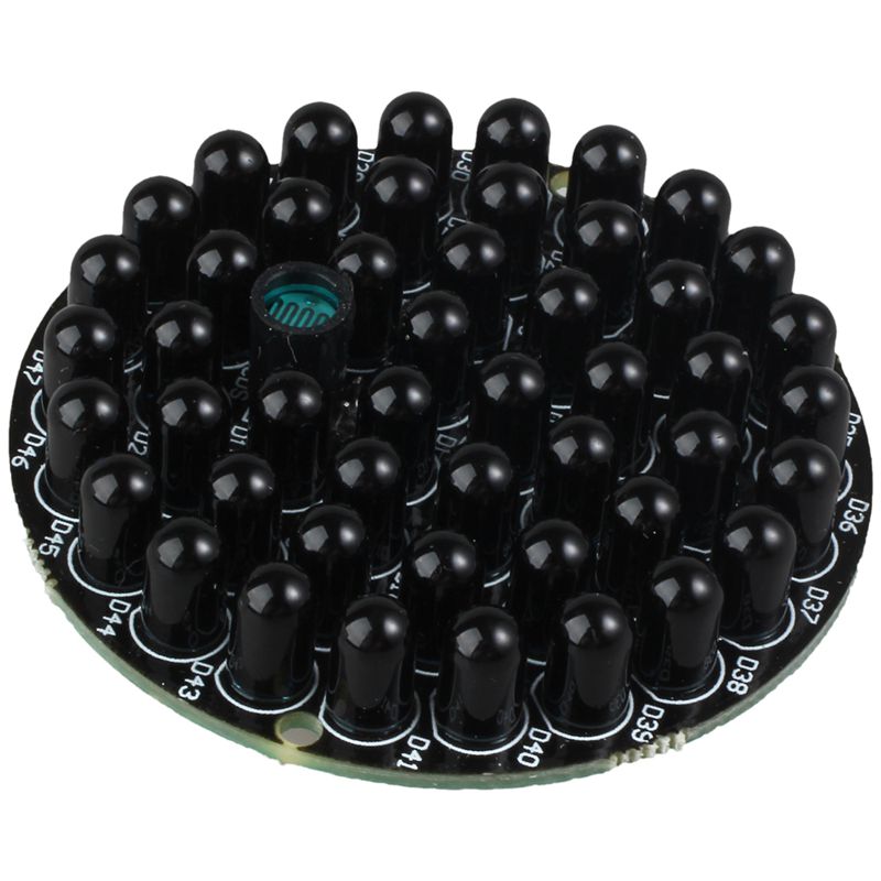 Ir-infrarood led-bord 940nm 48 ir-leds onzichtbaar 's nachts geen blootstelling lichtbord voor ir-verlichting cctv-accessoires