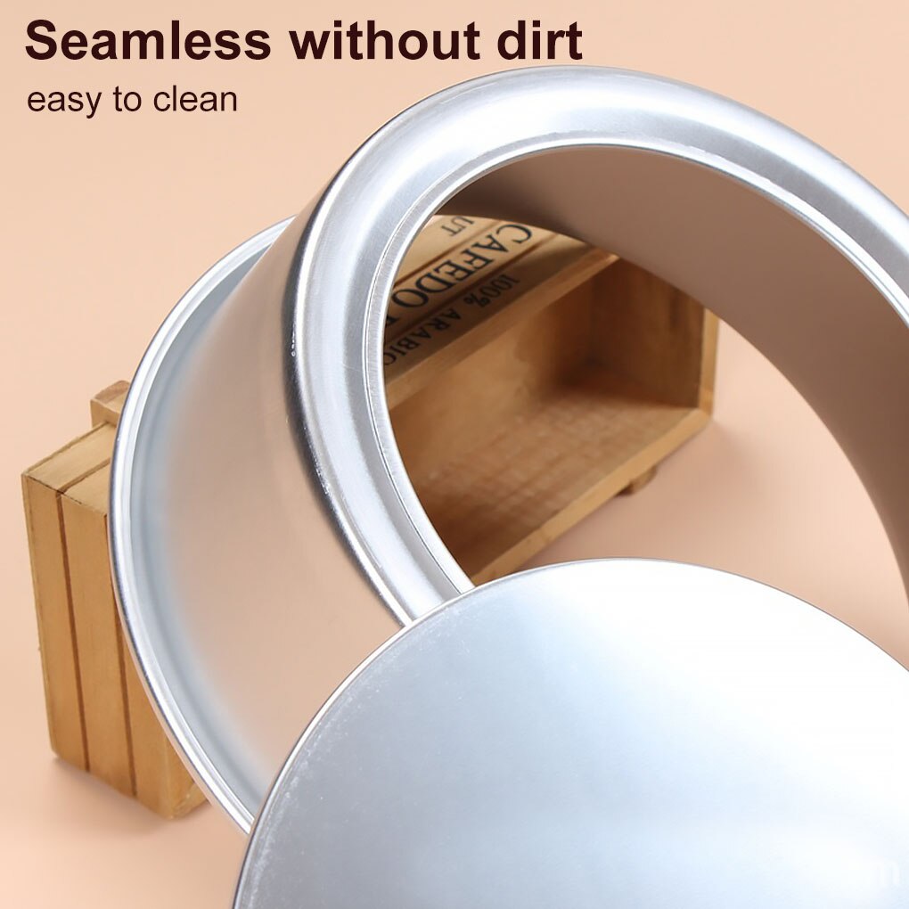 Molde para hornear pasteles aleación de aluminio de 4/5/6/8/10 pulgadas, bandeja para hornear Pan redondo para pastel bandeja para hornear pastel bandeja para herramienta para tartas de cocina