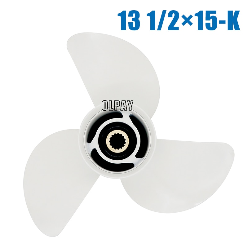 13 1/2 x 15 Aluminum Outboard Prop Fits Yamaha 50-150 HP.15 13 1/2 x 15 Aluminum Outboard Prop Fits Yamaha 50-150 HP.15