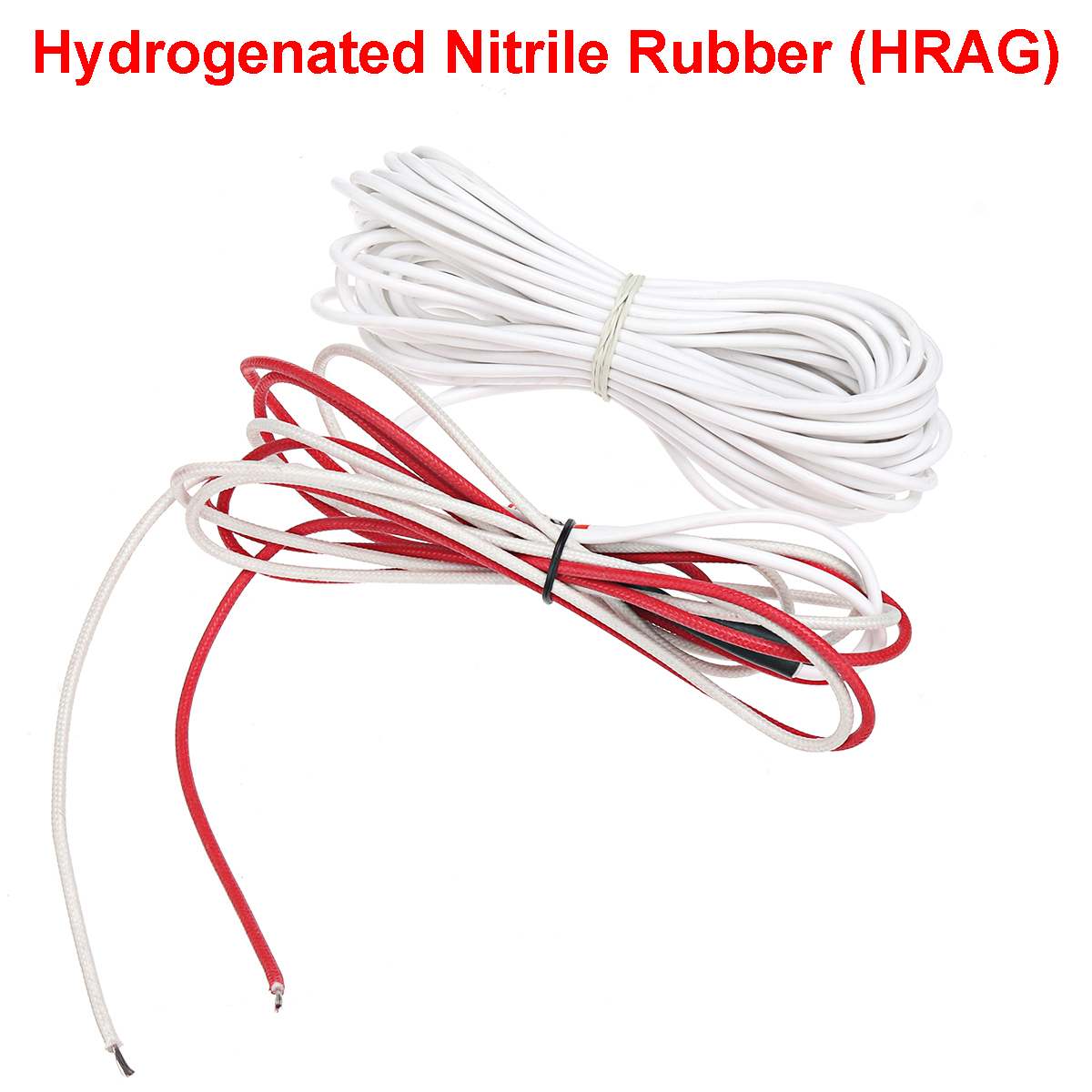 low cost multipurpose 12K 33ohm carbon fiber heating cable floor heating wire 10m infrared heating cable HRAG/PTFE/SRAG: HRAG 12K