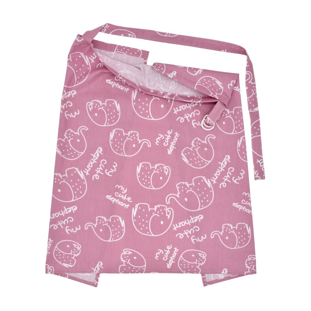 Breathable Mother Breastfeeding Cover Baby Nursing Cover Mother Outdoor Baby Shawl Feeding Covers Apron Cover nursing scarf: Pink
