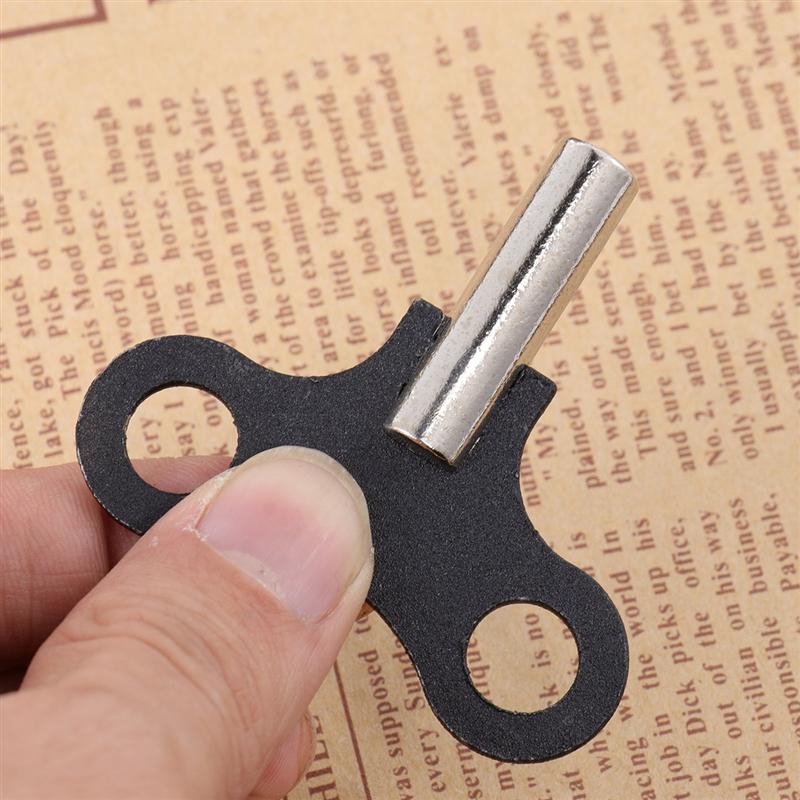 5Pcs Hout Klok Sleutel Metalen Klok Sleutel Houten Klok Gereedschap Kronkelende Zwitserse Repair Tool Black