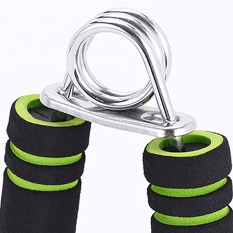 4Pcs Metal Spring Hand Grip Finger Strength Exerciser Sponge Forearm Train Kit E5BB