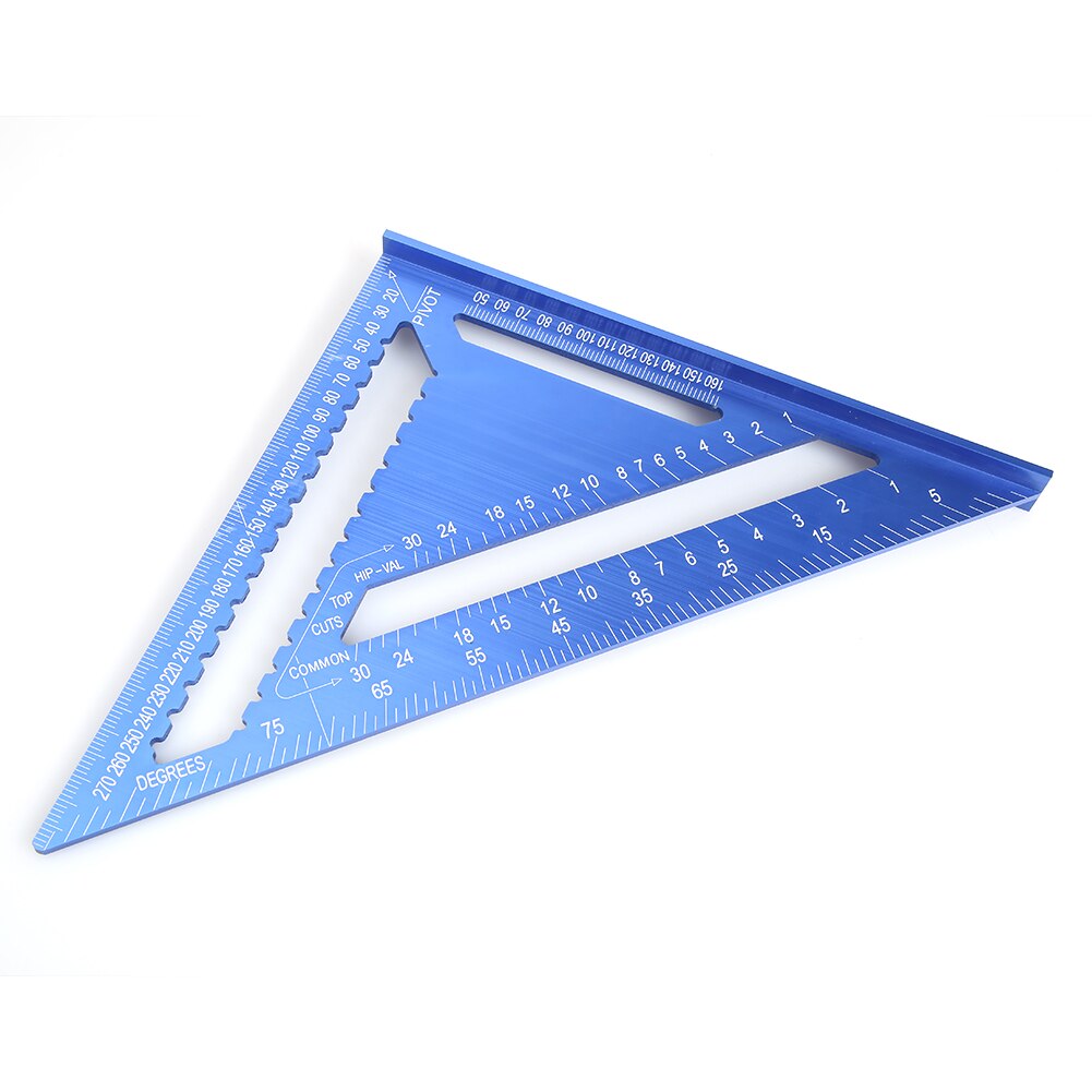 High-Precision Measuring Tool Angle Ruler 12 inch Triangle Ruler Quickly Measuring Accessories for Woodworking