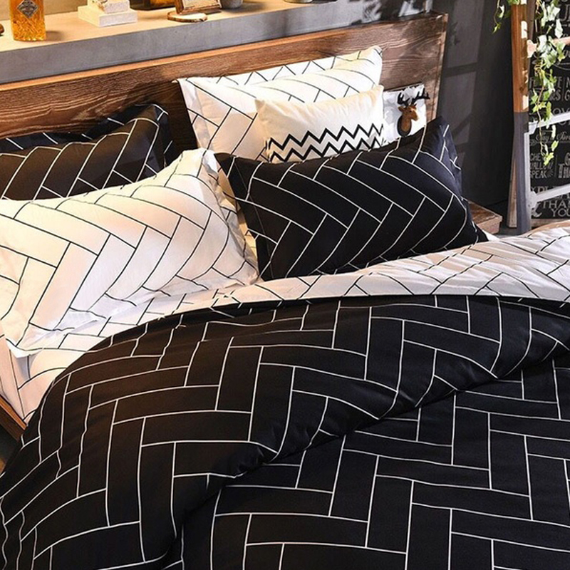 Dekbedovertrek & Kussenhoezen Set 8 Size Enkel Dubbel Volledige Queen King Size 240/220 200*200 150x200 Ultra Zachte Geborsteld Stof