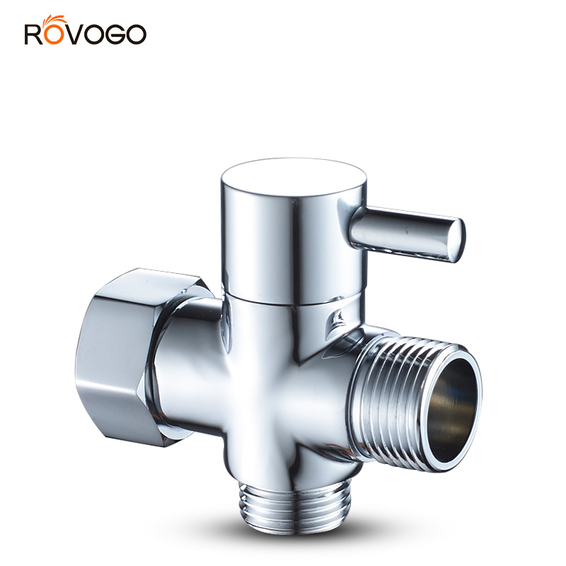 Rovogo G1/2 Of G7/8 Drie-Way T-Adapter Water Diverter Verbinding Wc Bidet Water separator