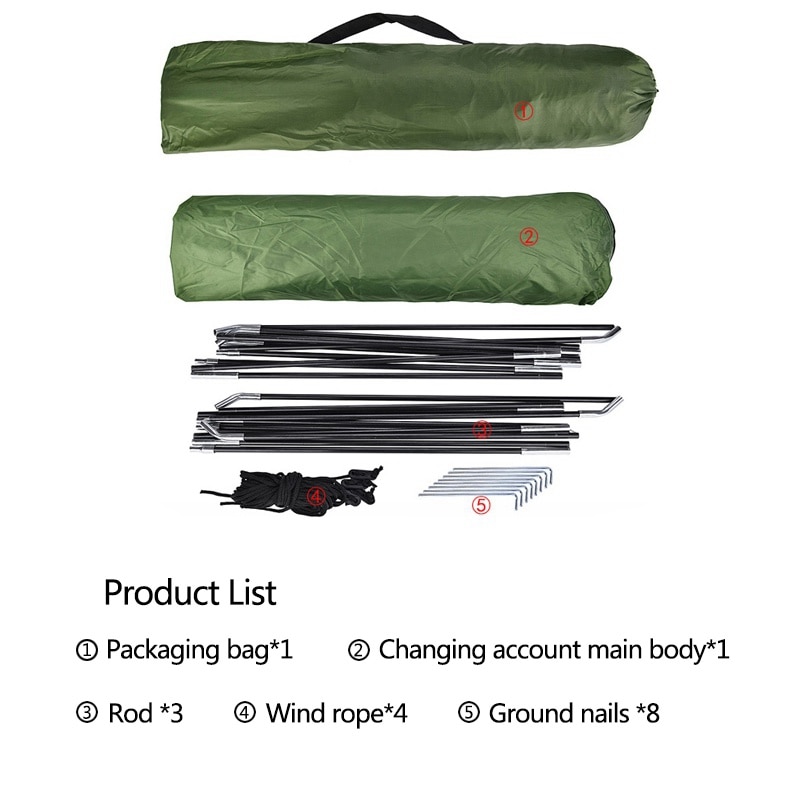 Outdoor Shower Bath Tent Portable Beach Tent Changing Fitting Room Tent Camping Privacy Toilet Shelter Beach Tent