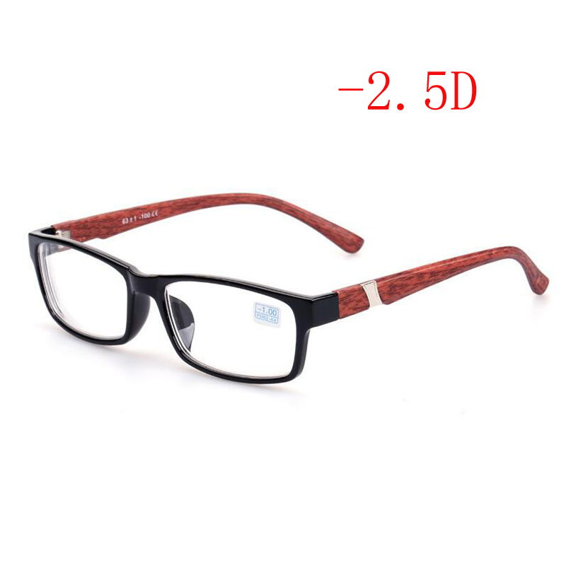 -1 -1.5 -2 -2.5 -3 -3.5 -4 -4.5 -5 -5.5 -6.0 Plastic Frame Hars Lens Afgewerkt Bijziendheid Bril Mannen Vrouwen Kortzichtig Brillen