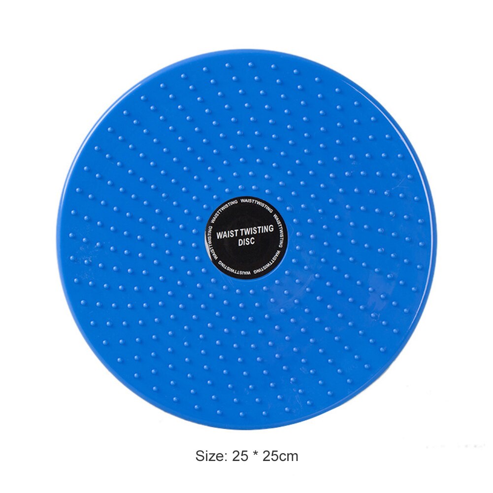 Taille-draaischijfbalansbord 25cm diameter fitnesstraining twisterbord multifunctioneel apparaat voor oefeningen: Blauw