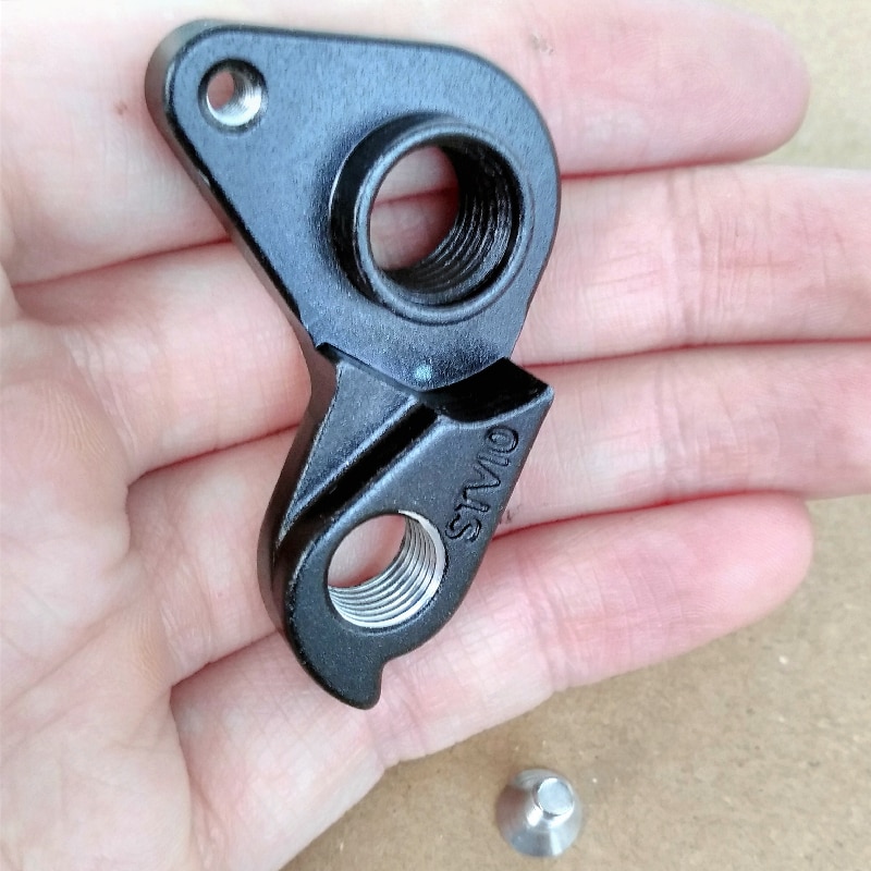 1 pieza de engranaje de bicicleta, patilla de cambio trasera para Stevens # RT819, disco de STV-10 Stevens Arcalis, superprestigio, Ventoux de Vapor, caída de disco