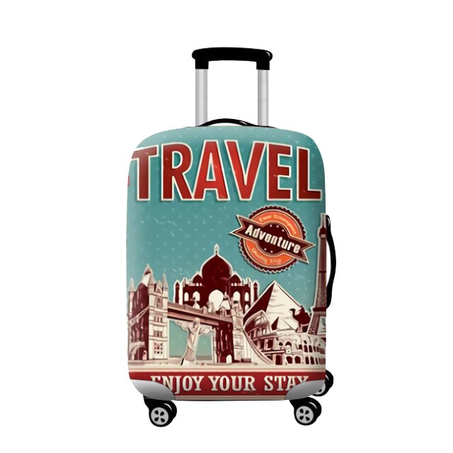 HMUNII akcesoria podróżne elastyczny bagaż osłona przeciwpyłowa pokrowiec ochronny na walizkę walizka zastosuj do walizki 18 &#39;&#39;-32&#39;&#39;: B-Luggage cover / S