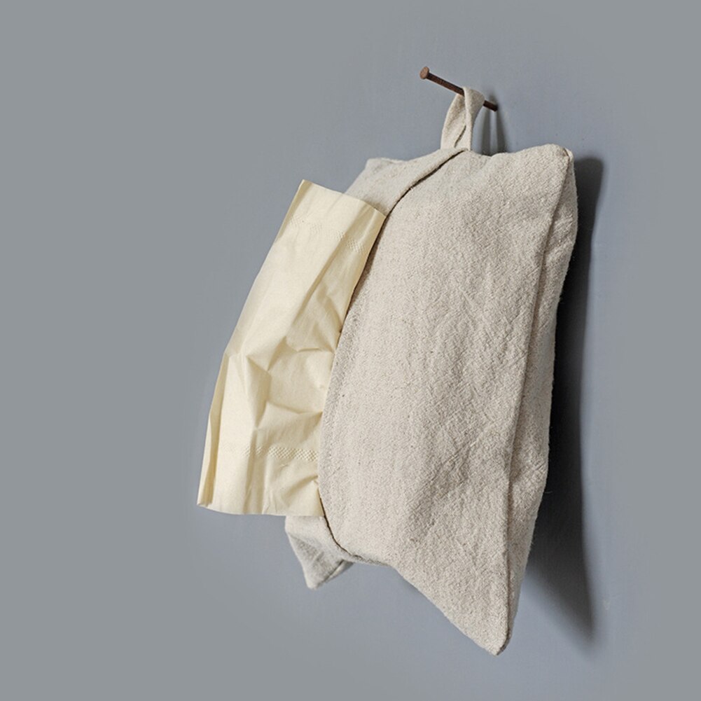 Boîte à mouchoirs en tissu, porte-serviettes en papier pour la maison et la voiture, jolie pochette pour la décoration de la maison