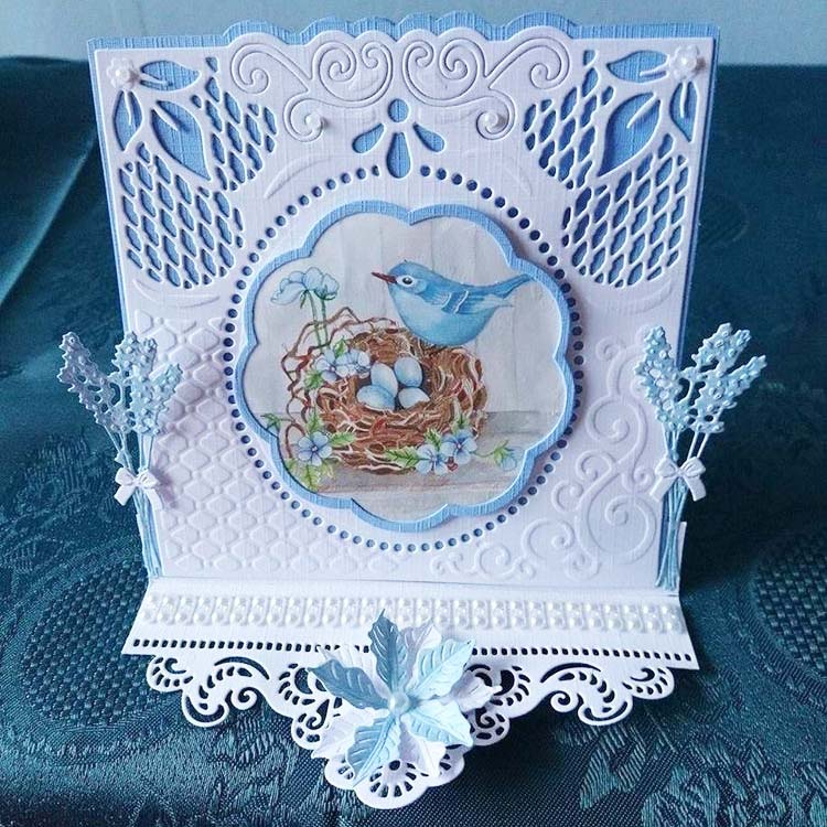 Kerstkader achtergrond metalen snijmallen voor het maken van kaarten scrapbooking album decoratie papier reliëf knutselen
