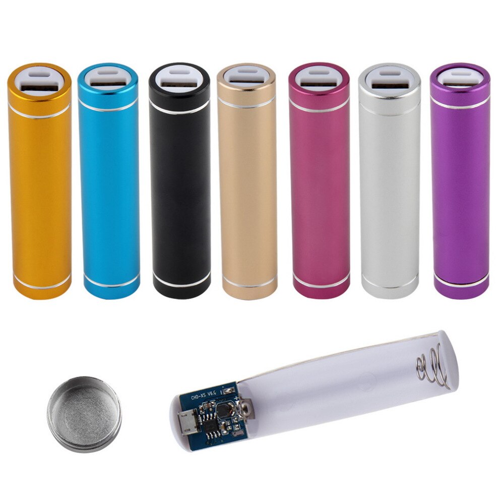 1Pc Power Bank Doos 18650 Li-Ion Batterij Oplader Blank Shell Voor Mobiele Telefoon Tablet Elektronica Externe Usb Power Bank case
