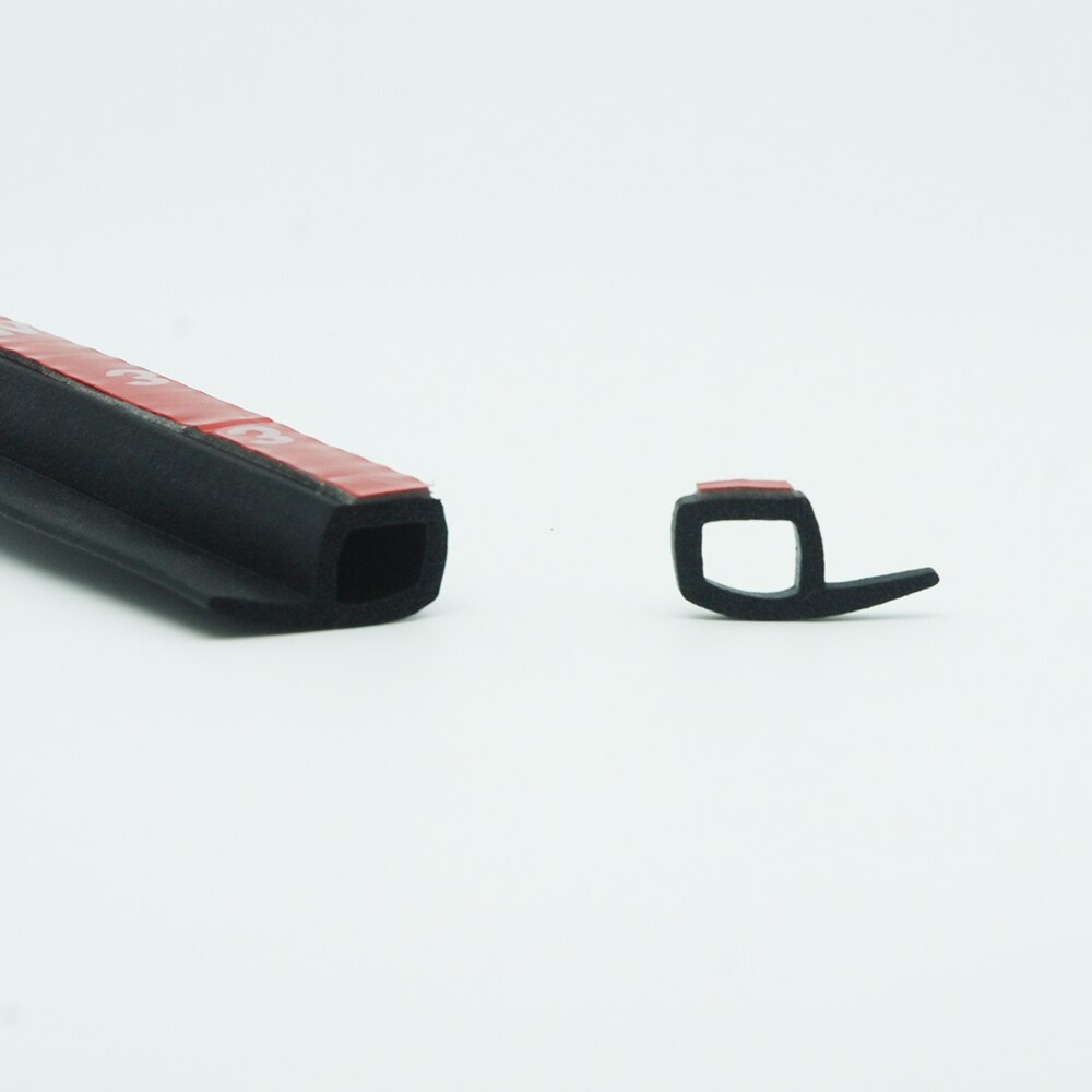 P Type 1-8M Auto Deur Afdichting Strip Rubber Geluidsisolatie Auto Deur Afdichting Strip Afdichting Anti-stof Auto Rubber Deurrubbers