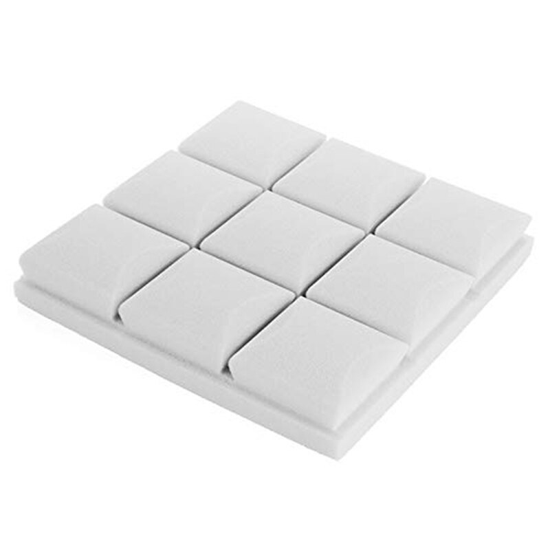 30 x 30 x 5cm äänieristetty sieni akustinen äänieristys äänenvaimennus ktv o huoneeseen - ( valkoinen) - pro o laiteosat