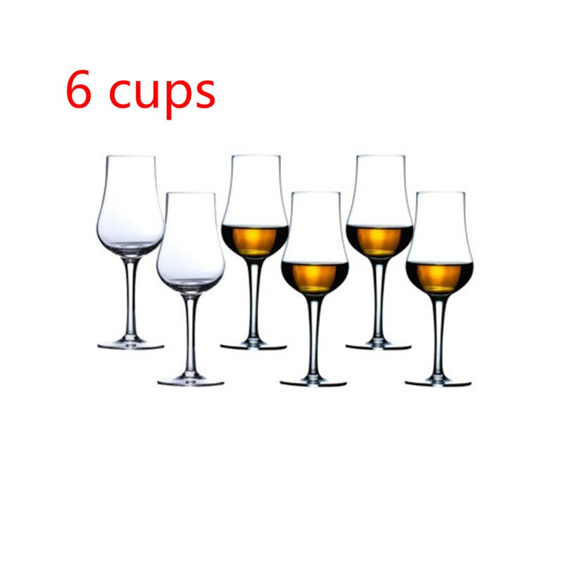 Duft bægerglas single malt skotsk whisky krystalglas pænt brandy snifter vinsmagning drikker copita kop: 6 stk